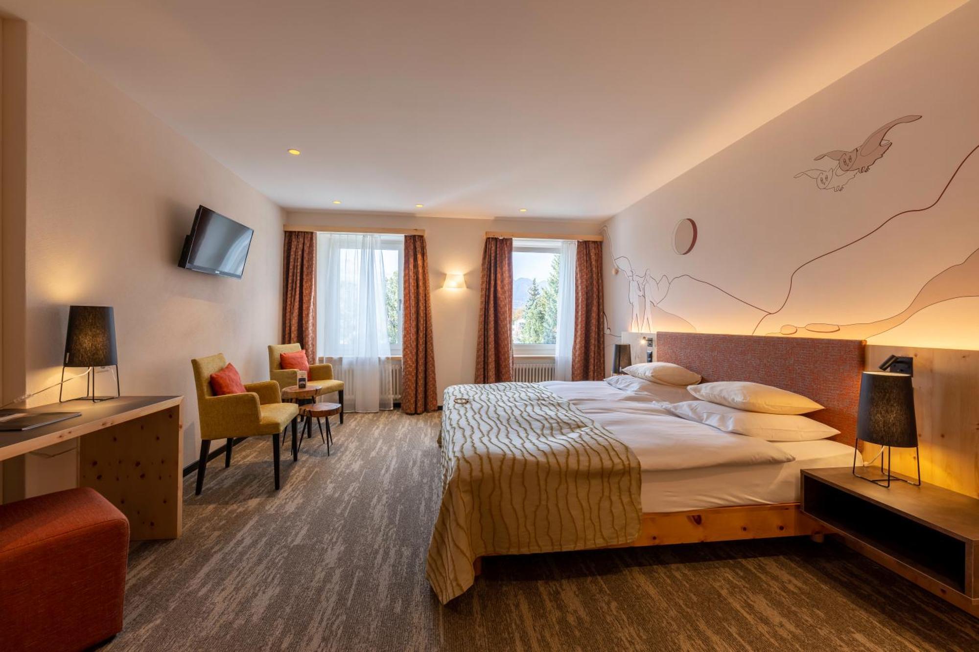 Sporthotel Pontresina Habitación foto